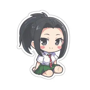 Cute Kawaii Chibi Momo Kiss-Cut Stickers