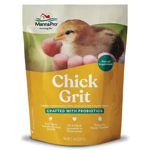 Chick Grit Digestive Supplement for Young Poultry & Bantam Breeds - Natural Insoluble Crushed Granite for Healthy Digestion - No Artificial Ingredients or Preservatives - 5 lb Bag