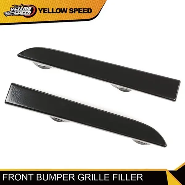 ALLGOOD Metal Front Bumper Grille & Headlight Filler Trim Panels Replacement Body Kit - Left/Right Set, Easy-Install Vehicle-Specific Car Accessory for Toyota Tacoma 2001-2004 Automotive Parts