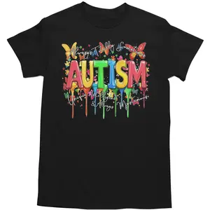 Autism Awareness T-Shirt - Clear Concise Message for Support & Understanding - Ideal for Events Gatherings or Everyday Wear