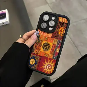 Phone case: Angel Eyes Soft Groove Luxury Thickened Anti Fall Panthera Pardus Phone Case with Sun Pattern UV Printing Matte Phone Cover 360 Degree Full Protection for iPhone 17 E Air Pro ProMax iPhone16 15 14 Plus 13 12 Mini 11 X XS XR