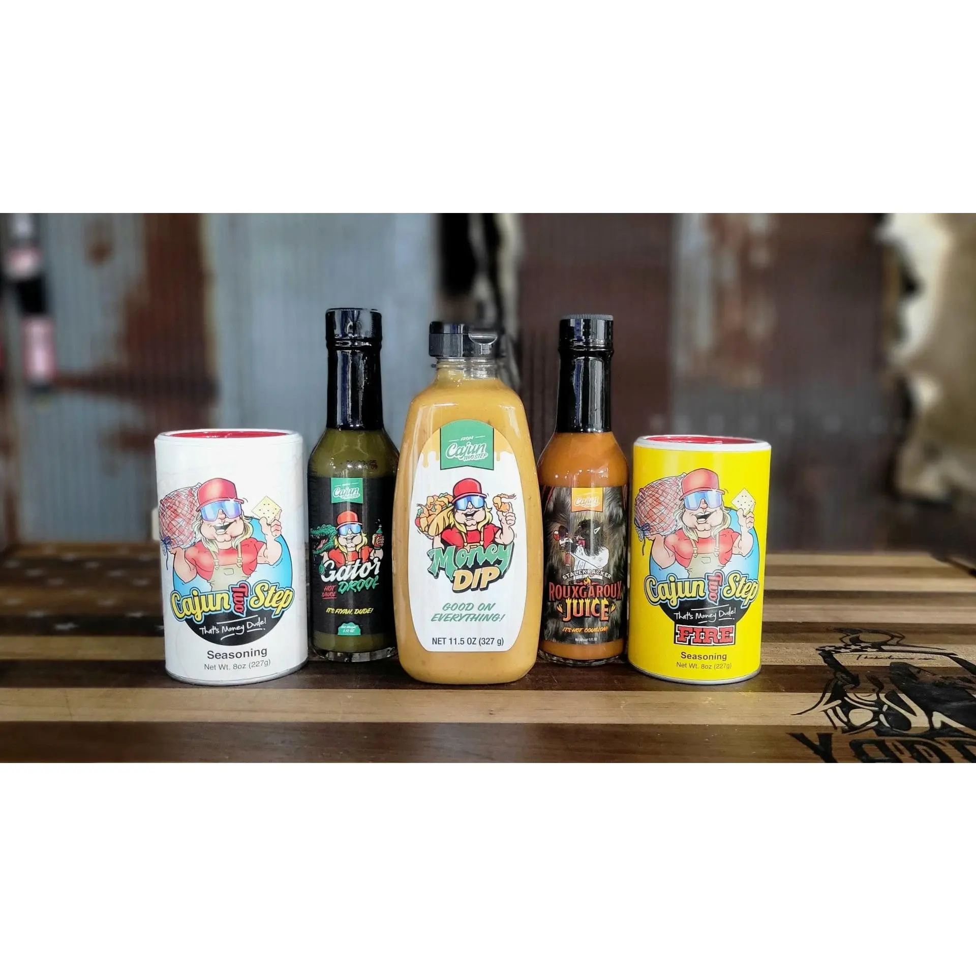 "The Sampler" Pack (Seasoning, Hot sauce & Dipping Sauce)