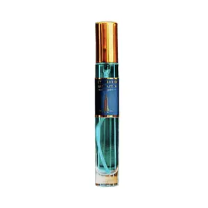 City Rhythm Fragrance: Manhattan 10ml - Elegant Packaging with Gold Cap and Blue Label