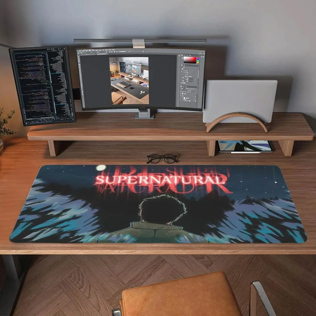 Supernatural Mouse Pad Gaming Desk Mat Custom for PC Gamer Setup