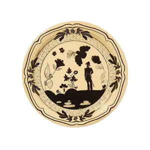 Sarah Catherine's Joyful Gentleman Mini Hors d'oeuvre Collegiate Paper Plates - 8 pack