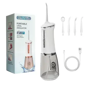 Cordless Portable Water Flosser – 3 Modes, Deep Clean Plaque & Tartar, Rechargeable Oral Irrigator, Travel Dental Kit for Teeth Cleaning, Gum Care, Fresh Breath, Plaque Remover for Travel & Home Use
