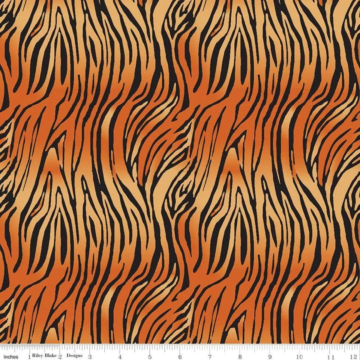 On Safari - per yard - Riley Blake Designs - Tiger Print - C10456-ORANGE