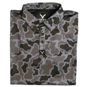 Vexil Brand - Polo - Black Retro Camo- Stylish Western Wear