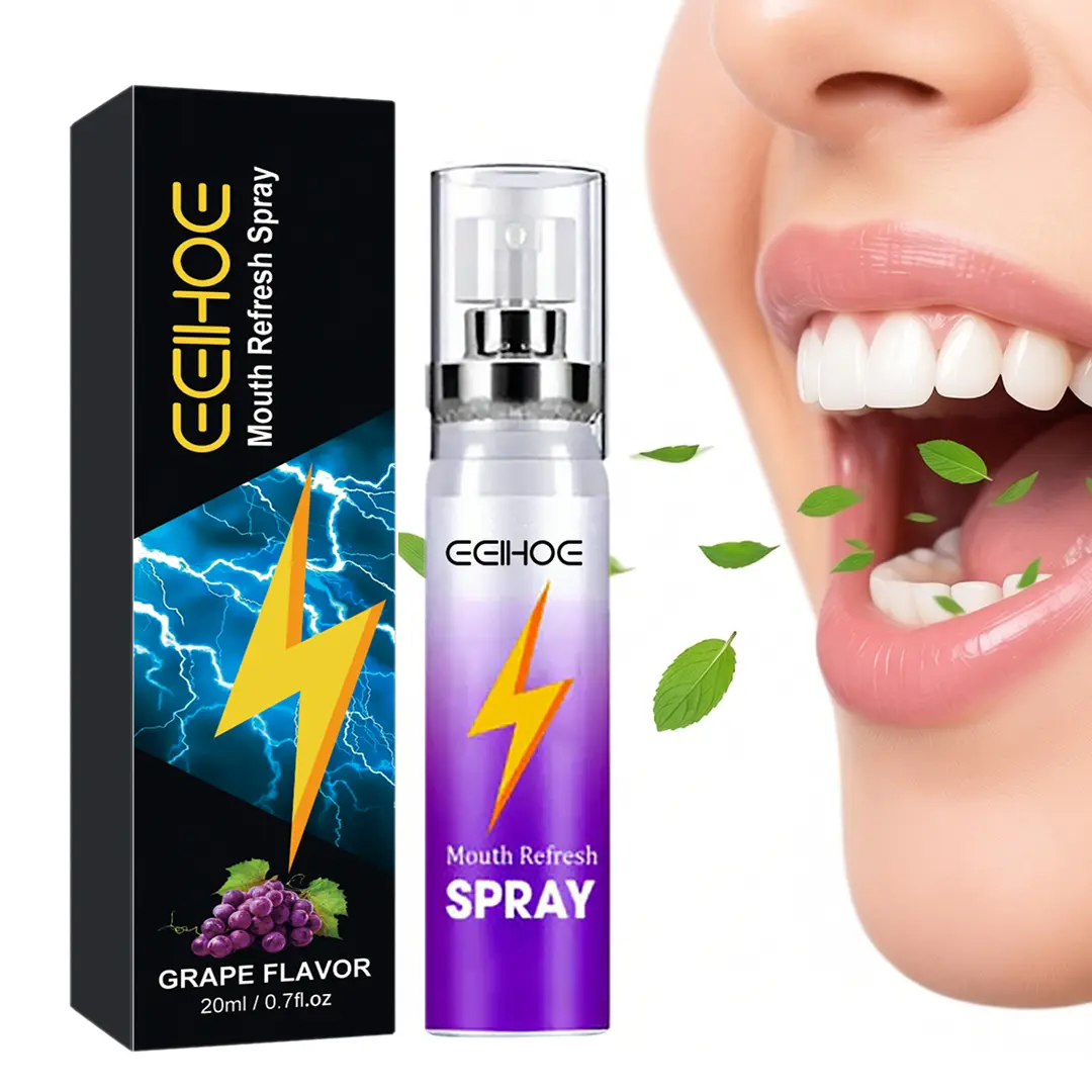 2 Pack,Fresh Breath Spray,Portable, odor-eliminating, and long-lasting fragrance.prevents bad breath