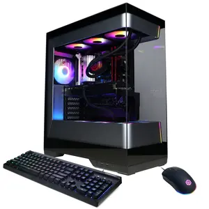 CyberPowerPC SLC11480CPG Gaming PC, Intel Core Ultra 7 270K Plus, 32GB DDR5, GeForce RTX 5080 16GB, 2TB PCIe 4.0 NVMe SSD, WiFi/BT, RGB Gaming Keyboard/Mouse & Windows 11 Home