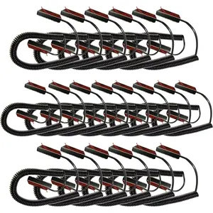 Anderic CBL02 Universal Security Cable Tether for Remote Controls Black 20 Pack
