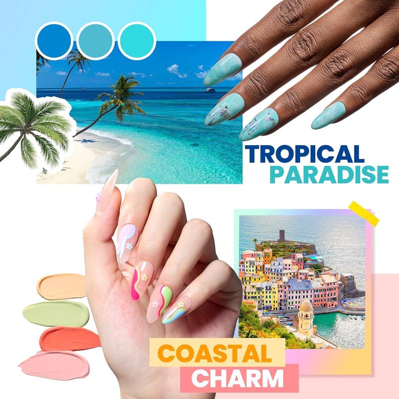 Beetles 25Colors+ Gel Nail Polish Starter Kit【UV Light&Top Base Gel&Diamond Decorations&Stickers&Manicure Tools】DIY Nails Art Gift salon nails at home #SpringTok Cutics   #cozyvibes #effortlessbeauty Cosmetic