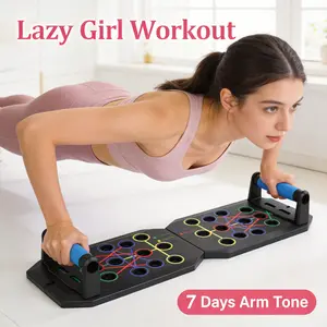 Viral Women’s Push-Up Board – Upper Body Training System for Arms, Chest & Back, Home Exercise Equipment, Color-Coded Strength Training Board, Lazy Girl Home Use Tool, Portable Beginner Practice Kit for Home Use