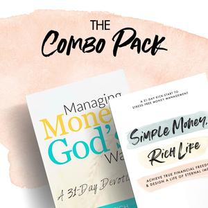 Simple Money, Rich Life + 31-day Devotional Combo pack (Biblical insights about money and finances for Christians) Financial Freedom Bible