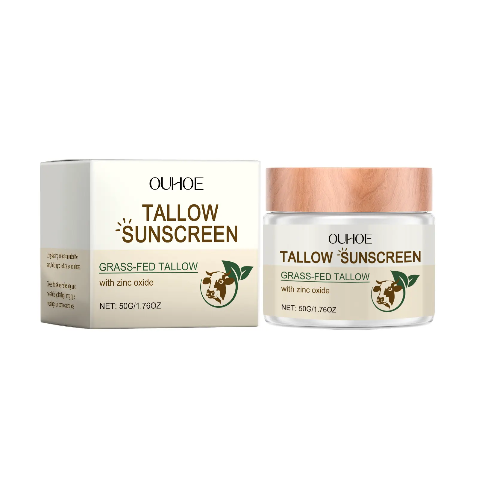 OUHOE Moisturizing Protective Cream for Outdoor Protection: Refreshing texture, lightweight, barrier protection, gentle daily care Sunscreen Comfort Moisturizer Moisture