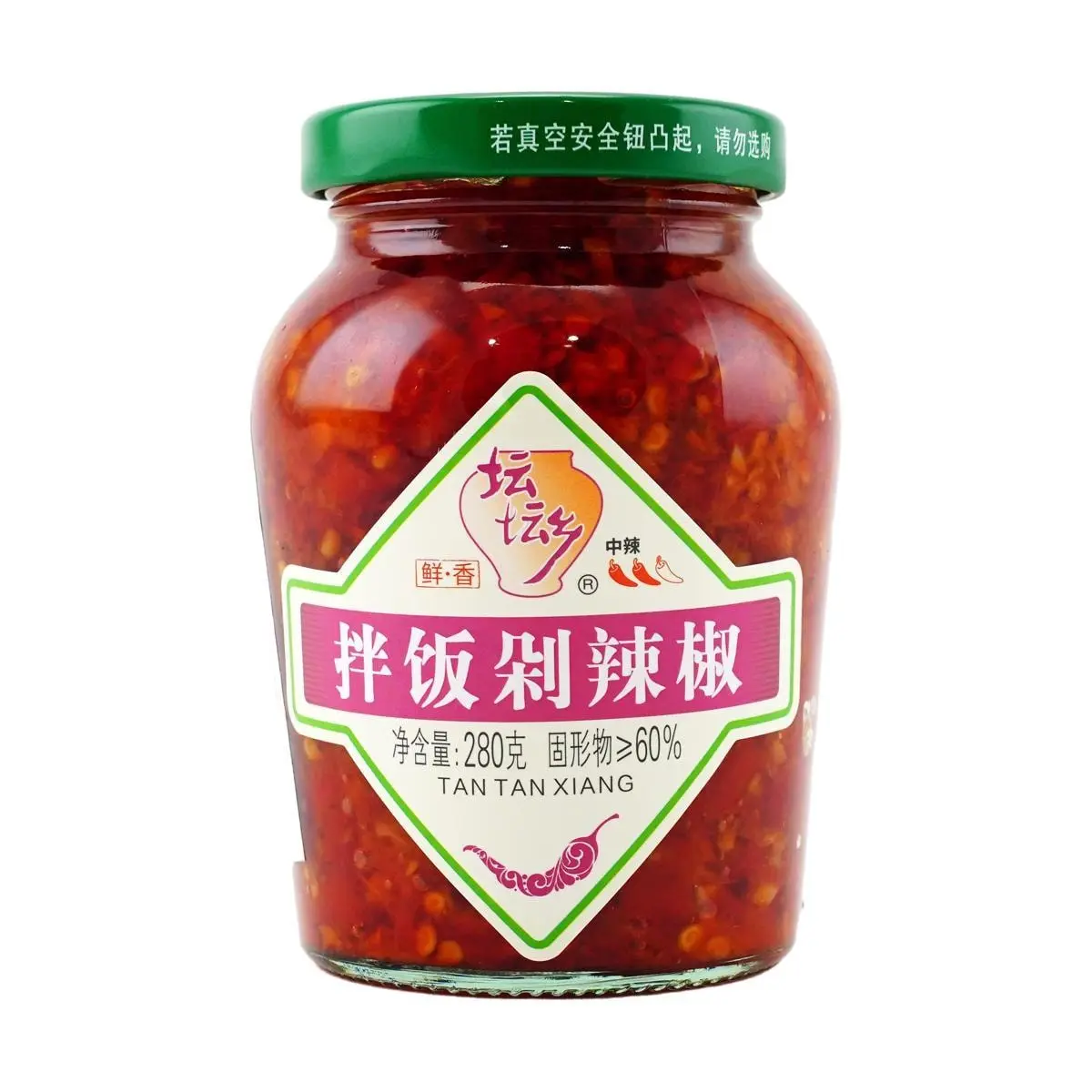 Tantanxiang Spicy Chili Sauce 280g - Hunan Specialty Dipping Sauce for Rice and Noodles