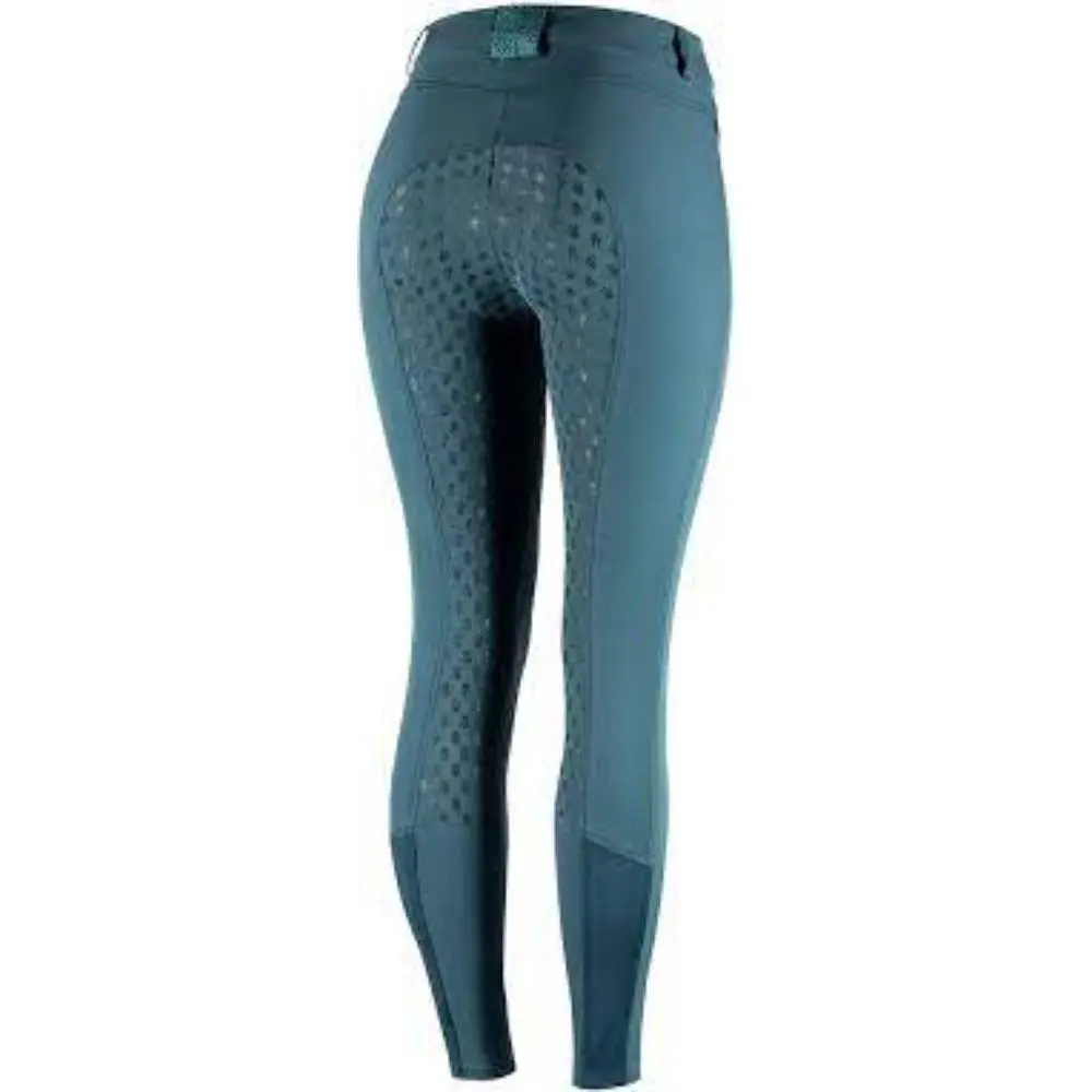 Majolica Blue 'Sienna' Silicone Full Seat Breeches