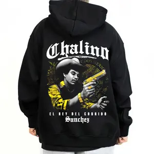 Chalino Graphic Unisex Hoodie Sweatshirt T-Shirt Oversized Outfits Casual, Chicanos Clothing, Cholo Clothes Mexican Style