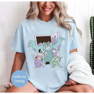 Monsters Shirt, Comfort Colors Monster Inc Tees, Trip Shirts, Cartoon Tees, Unisex Adult & Youth & Toddler Magic Kingdom T-shirt
