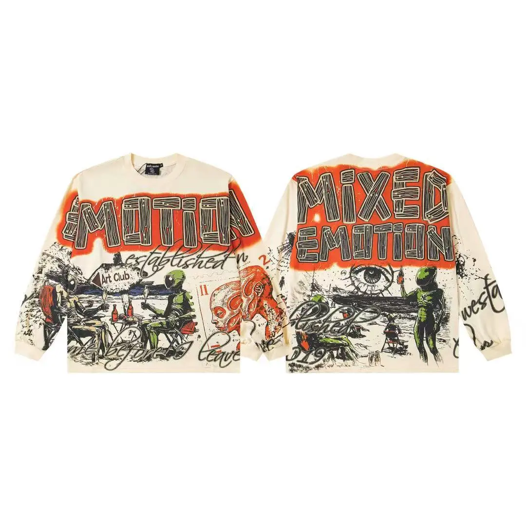 Mixed Emotion Rhinestone Zip Up Sweatshirt