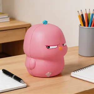 PU Chicken Squishy Toy Slow Rise Stress Relief Fidget ASMR Sensory Squeeze Kawaii Cute Desk Decor Home Office School Party Gift Kids Adults TikTok Viral