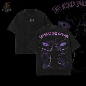 Madara Uchiha Clan Sharingan Pain  Akatsuki Vintage Wash Tees Unisex Oversize Acid Washed Heavyweight Cotton, graphic men clothing streetwear Tee or Hoodie Clothes Gift for Birthday Christmas Valentine's Day