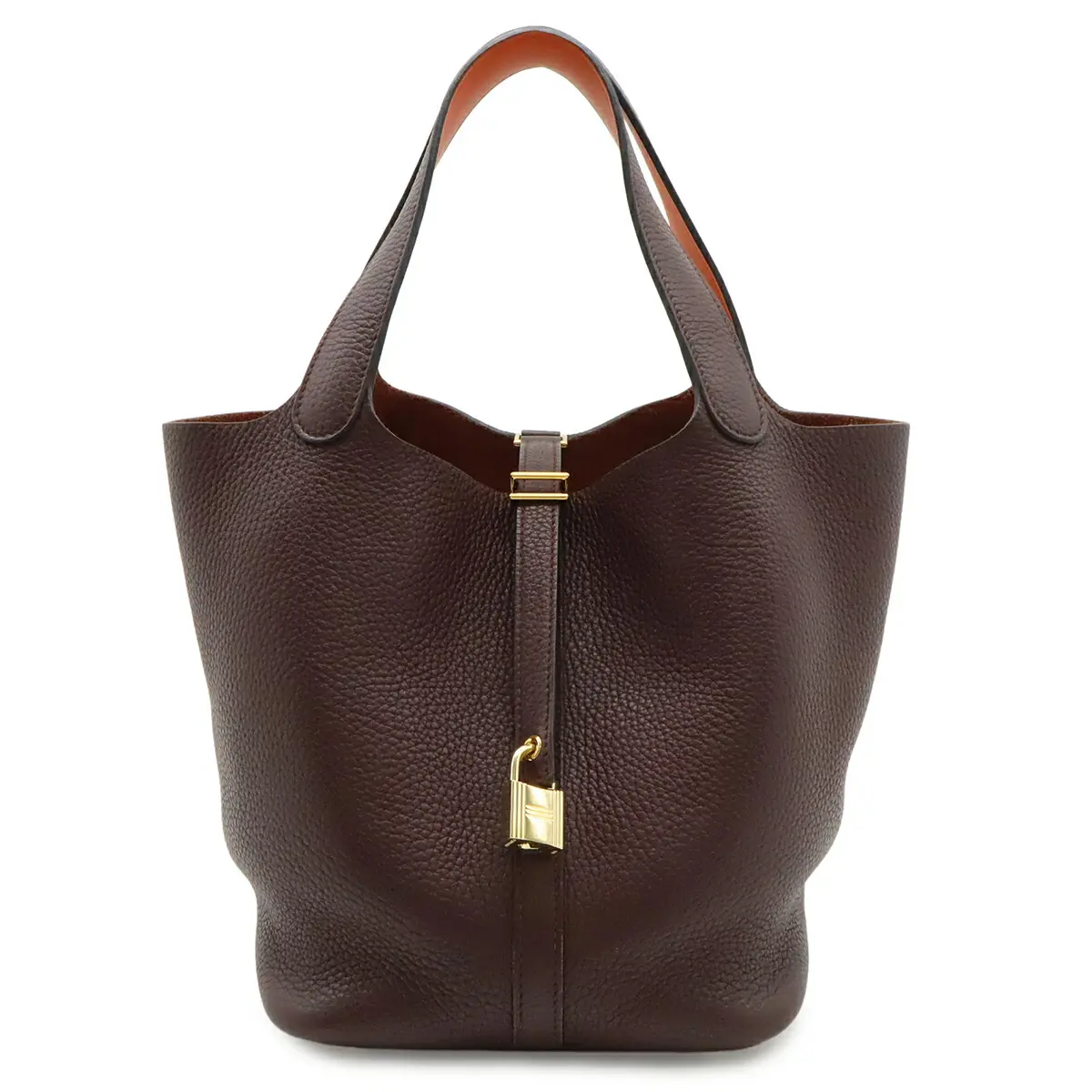 Pre-owned HERMÈS Calfskin Shoulder Bags Hermes Picotin Lock22 handbag