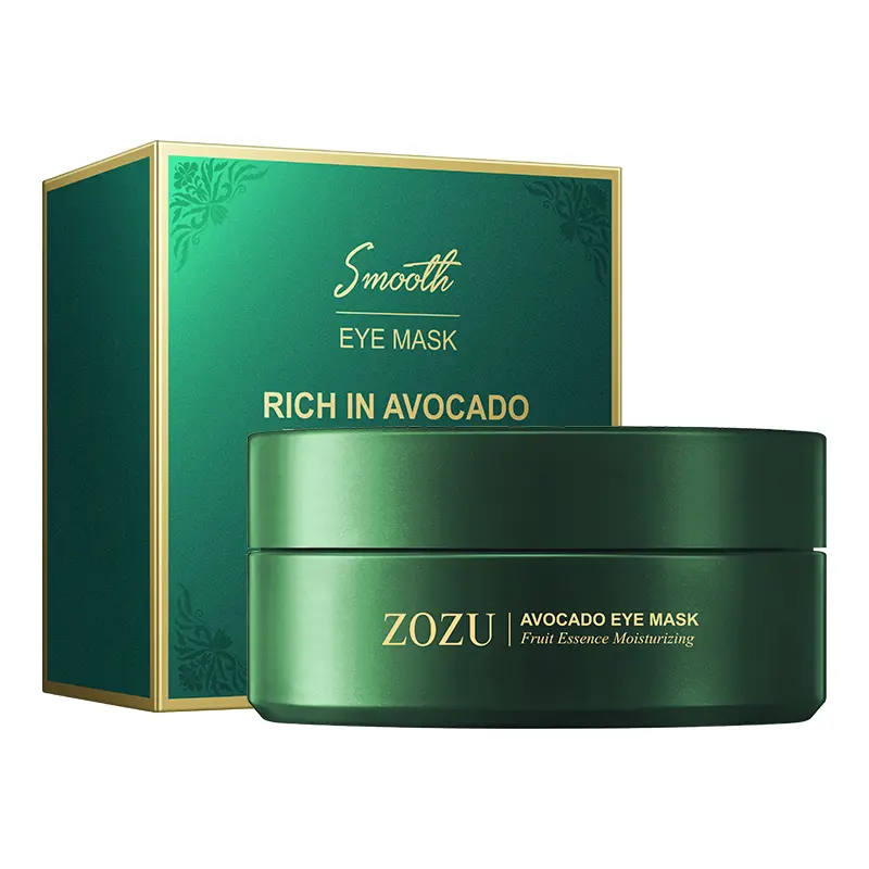 ZOZU Avocado Moisturizing Under Eye Patches - 60 PCS, Intensive Eye Care Moisturizer for Deep Hydration, Dark Circles Treatment, Puffiness Relief & Anti-Wrinkle Support