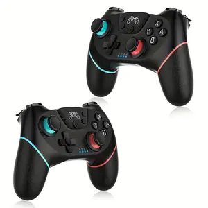 2PCS Suitable for Switch Wireless Professional Controller, Compatible with Switch/Switch Lite/Switch OLED, Joystick Remote Game Controller, Adjustable Turbo Vibration, Ergonomic Anti-Slip