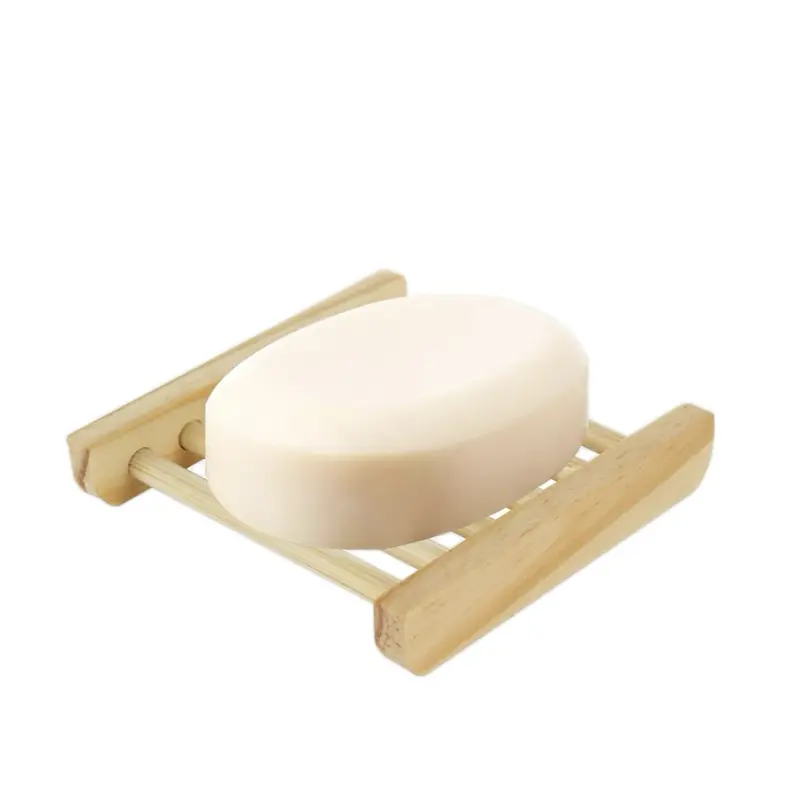 Wooden bamboo soap dish soap holder