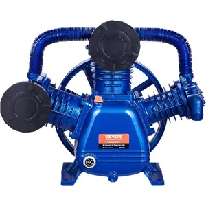 VEVOR Air Compressor Pump Head, 3HP 5.8CFM 90PSI, Twin Cylinder Oil Lubricated Air Compressor Piston Pump Head, Single-Stage Aluminum Replacement with Max. 116PSI PressureVEVOR Super Brand Day