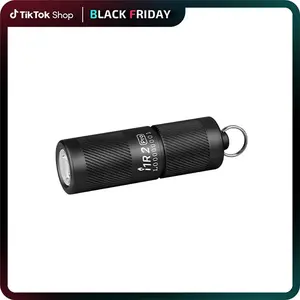 TikTokShopBlackFriday OLIGHT I1R 2 Pro Eos 180 Lumens EDC Rechargeable Keychain Flashlight, Powered by Built-in Battery with Type-C USB Cable, Slim Mini Handheld Light