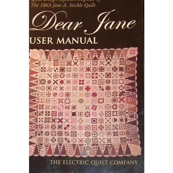 USED Book - Dear Jane Quilt Software Manual (Paperback)