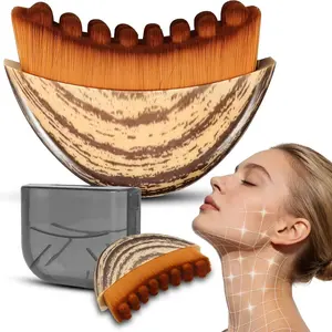 LDSK Lymphatic Contour Face Brush, Lymphatic Drainage Massager for Chin & Neck, Jawline & Neck Lymphatic Massage Brush, Skin Firming, Lymphatic Drainage Tool, Jawline Shaper