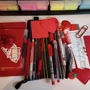 30 Piece Mystery Bookish Bundle with Assorted Stationery Items and Fun Accessories for Book Lovers