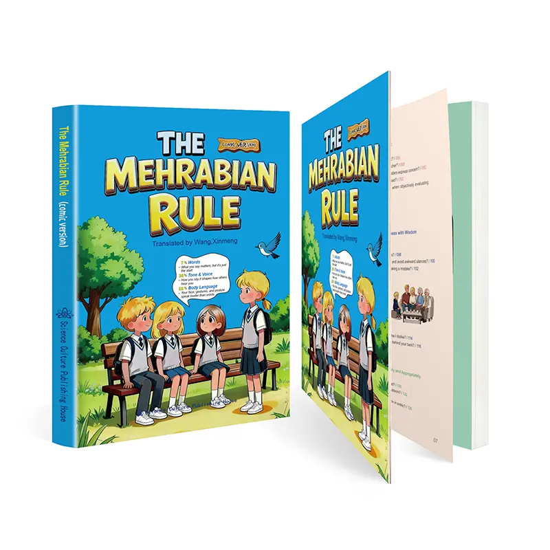 【YF Books】Mehrabian Rule (Comic Version): Helps children learn emotional communication, correct expression methods, and early logical thinking.#Summervibes