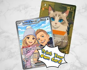 Print Your Own Custom Trading Card Holographic Graded