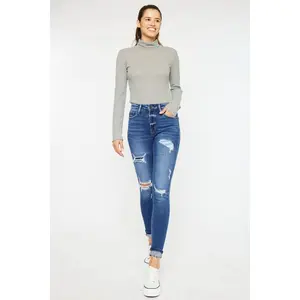 Kancan High Rise Ankle Skinny Jeans