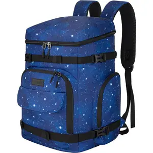 65L Waterproof Ski Boot Bag with Wear-Resistant Fabric, Heavy-Duty Snowboard Backpack with Ski & Snowboard Attachment, Foldable Mat for Helmet, Goggles, Gear, Travel-Friendly Air Travel Winter Sports Bag, Useful Gift for Skiers and Snowboarders