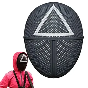 Squid Party Mask for Halloween & Cosplay - Applicable for Masquerade Events Menswear Clothing Costumes Underwear Bestie Tropical