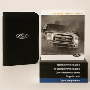 2015 Ford Super Duty Owners Manual - F 250 350 450 550 Complete Set
