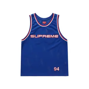 Supreme Rhinestone Basketball Jersey Royal