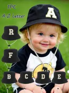 Baby Letter Fisherman Hat, Cute Sun Protection Cap, Kindergarten Kids Love, Essential for Outdoor Play, Fashion Style