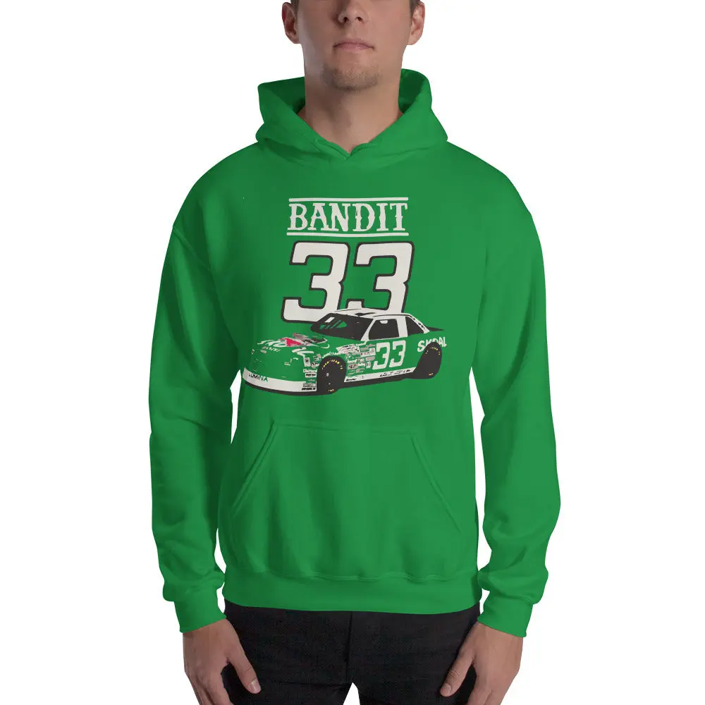 1993 Harry Gant #33 Chevy Lumina Bandit Race Car Hooded Sweatshirt