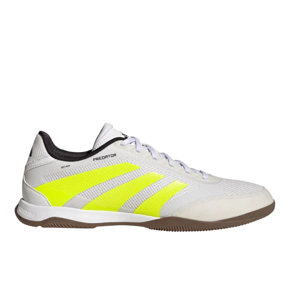 adidas Mens Predator League Indoor Soccer Cleats  - White, Yellow