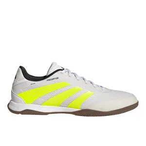 adidas Mens Predator League Indoor Soccer Cleats  - White, Yellow