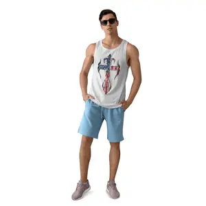 Count's Kustoms PATRIOT Unisex Tank, White – Embrace Freedom with Style