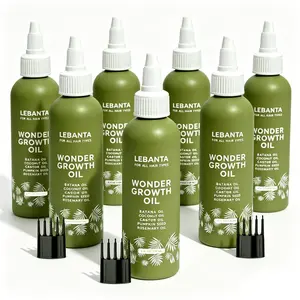 Lebanta Batana Oil For Hair Growth (BOGO)- 100% Pure, Raw & Natural Blend With Organic Castor, Pumpkin Seed, Coconut and Rosemary Oil - Thicker, Stronger Hair For Men & Women Scalp Haircare Serum
