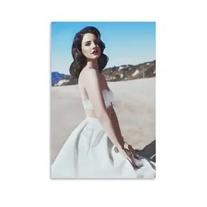Lana Del Rey Poster Picture Canvas Wall Art Print Home Room Decor