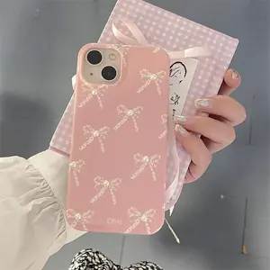 Girl Pearl Bow Phone Case